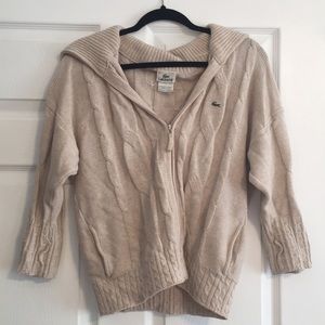 Amazing Lacoste jacket / sweater / cardigan top!!